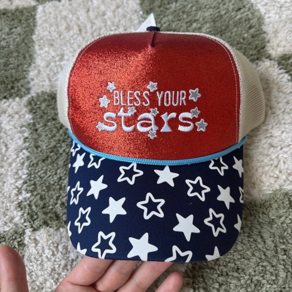 Bless your stars Glitter trucker hat